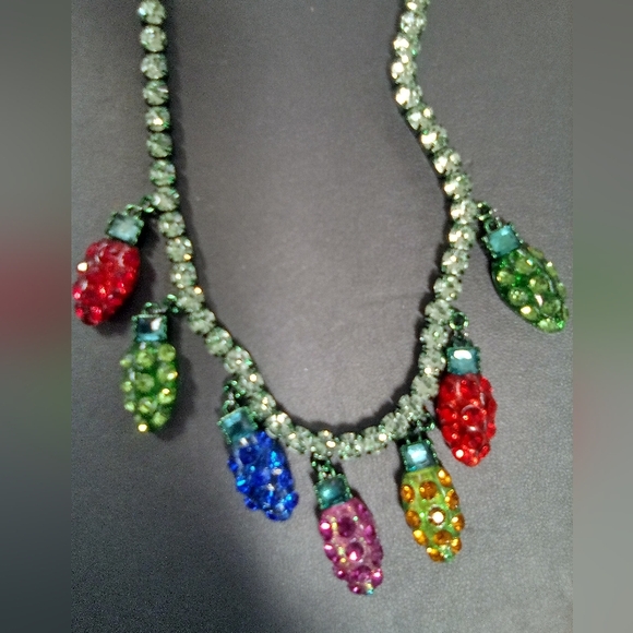 Betsey Johnson Christmas Tree Necklace - Picture 1 of 2